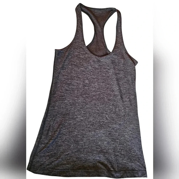 Lululemon Tank Top Womens Charcoal Cool Racerback Yoga Running Athleisure Active - Picture 2 of 8